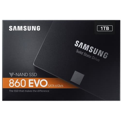 KIT SAMSUNG 860 EVO 1 TB SSD 2.5 INTERNAL SATA NOTEBOOK DESKTOP