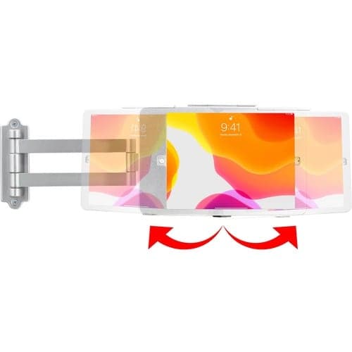 ARTICULATING WALL MOUNTING SECURITY ENCLOSURE FOR TABLETS
