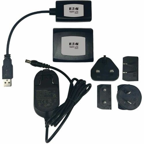 164FT USB OVER CAT5/CAT6 EXTNDR KIT INT L PLUG ADAPTERS