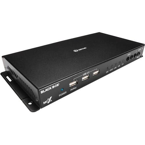 MCX G2 DISPLAYPORT TRANSCODER COPPER OR FIBER NETWORKS BLACK BOX