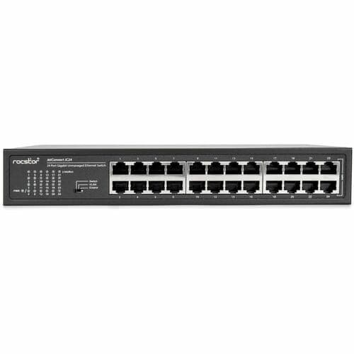 JETCONNECT JC24 24-PORT GIGABIT UNMANAGED ETHERNET SWITCH - TAA