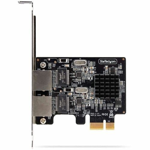 2-PORT GIGABIT NETWORK CARD - TAA-COMPLIANT NIC WINDOWS/LINUX