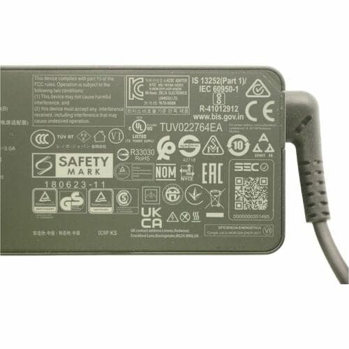 LENOVO AC ADAPTER 1 PACK 65 W 120 V AC 230 V AC INPUT 5 V