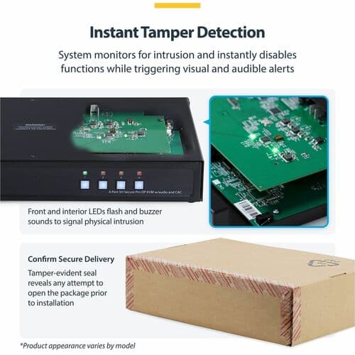 SECURE 8-PORT DUAL-MONITOR KVM DP NIAP 4.0 CAC US BUILT
