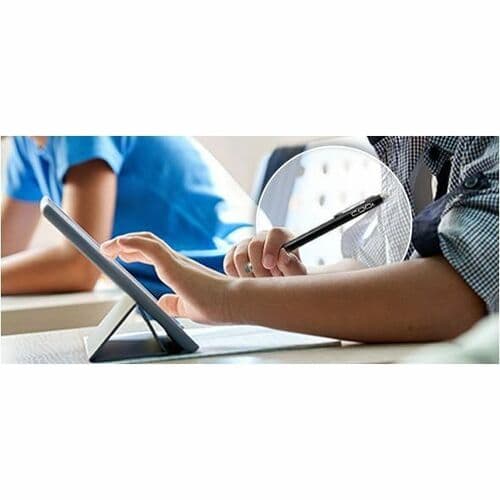CAPACITIVE STYLUS 4.5 INCH STYLUS W/ RUBBER TIP BLCK
