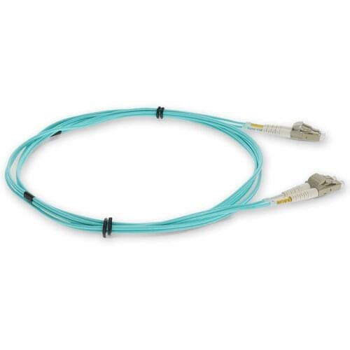 8M 10GB LOMM FIBER OPTIC PATCH CABLE OM3 DUPLEX LC/LC 50/125 AQUA