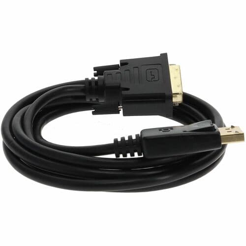 5PK DISPLAYPORT/DVI-D M/M 10FT BK ADPTR CBL (REQUIRES DP++)