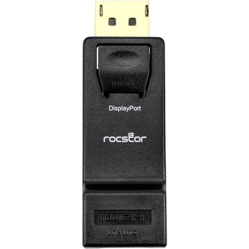 DISPLAYPORT TO HDMI ADAPTER M/F GOLD PLATED CONNECTORS BLACK