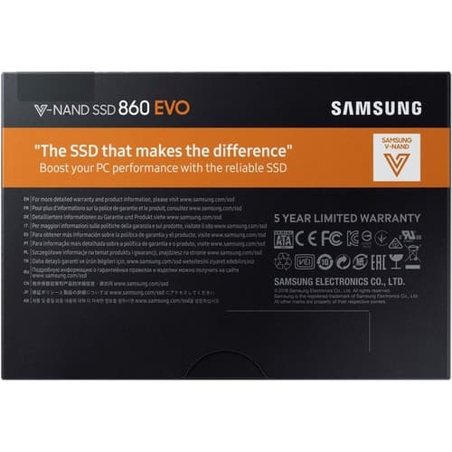 KIT SAMSUNG 860 EVO 250GB SATA 6GBPS 2.5INCH INTERNAL SOLID STATE
