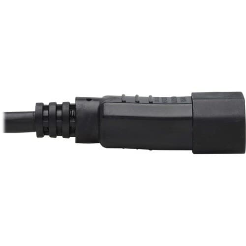 18IN POWER CORD Y SPLITTER C14 TO 2X NEMA 5-15R 13A 125V BLACK