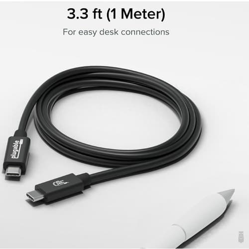 1M PLUGABLE USB4 240W EPR CABLE USB4 240W EPR CABLE 3.3FT