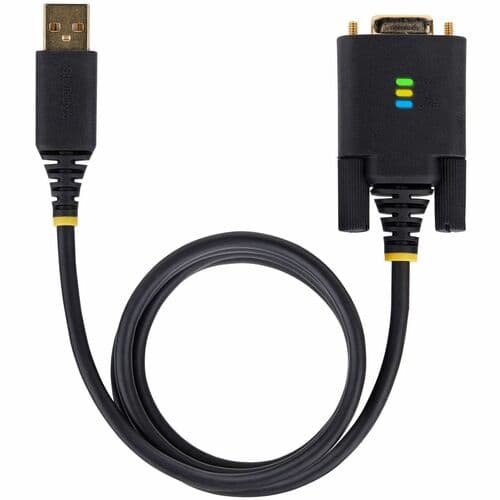 3FT USB TO SERIAL DCE CABLE - USB TO NULL MODEM SERIAL ADAPTER