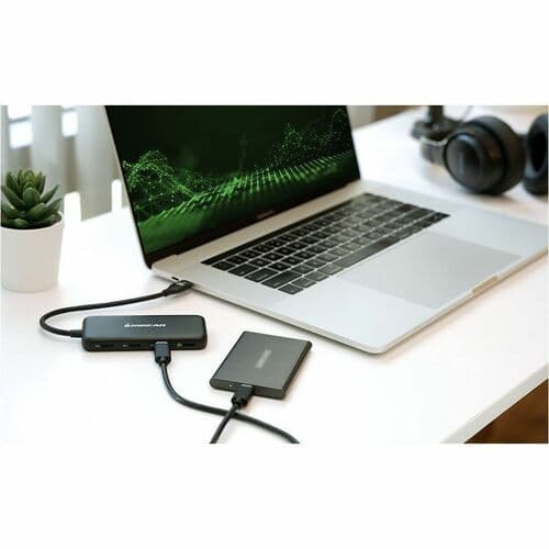 4 PORT USB-C HUB USB 3.2 GEN 2 10GBPS 100W POWER DELIVERY HIGH