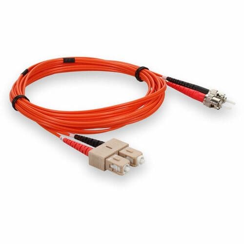 1M FIBER OPTIC MMF ST/SC 62.5/125 DUPLEX PATCH CABLE