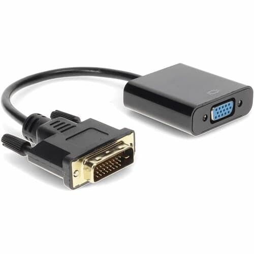 5PK 8IN DVI TO VGA M/F BLACK M/F ADAPTER CABLE