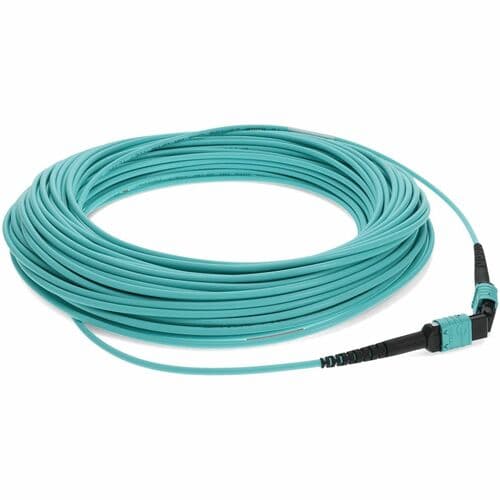 40M MPO F/F OM4 AQUA FIBER UPC CROSSOVER PATCH CABLE