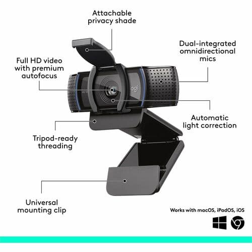 C920E HD 1080P MIC-DISABLED WEBCAM TAA COMPLIANT
