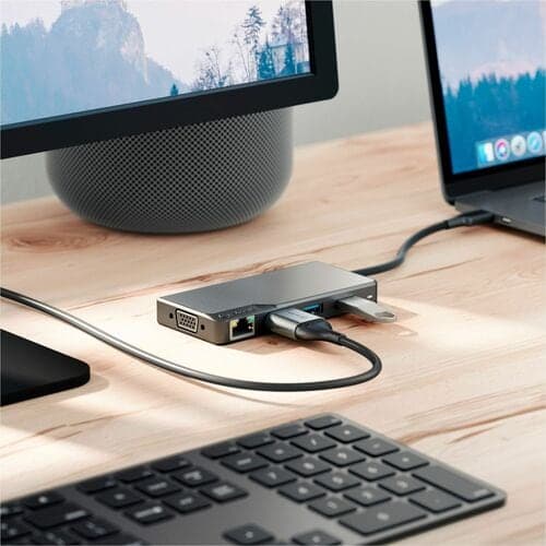 ALOGIC USB-C FUSION MAX 6-IN-1 HUB SPACE GREY
