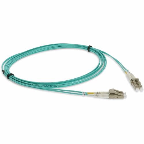 LC M/M PATCH CBL 2M AQUA OM3 FIBER OFNR LSZH