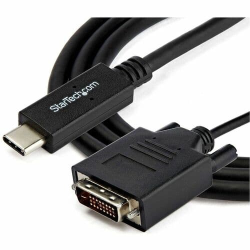 6FT USB C TO DVI CABLE ADAPTER USB-C TO DVI VIDEO CONVERTER CORD