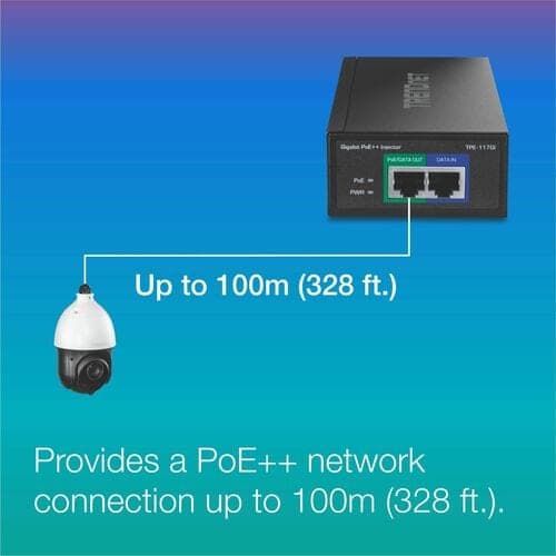 GIGABIT ULTRA POE+ INJECTOR FULL DUPLEX GIGABIT SPEEDS