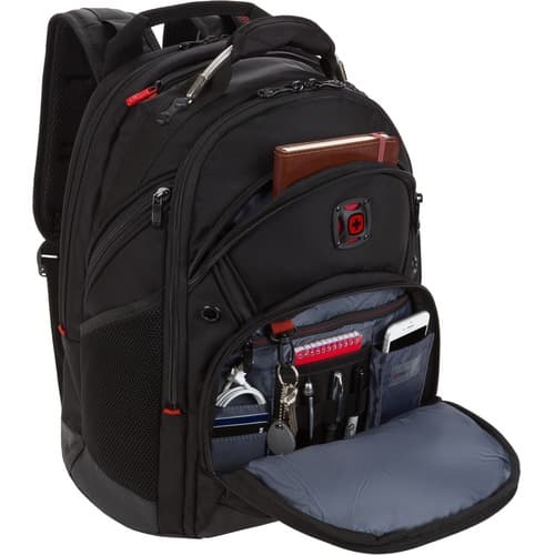 WENGER SYNERGY BALLISTIC BACKPK FITS UP TO A 16 LAPTOP BLACK