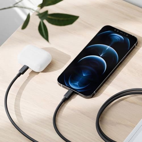 ALOGIC ELEMENTS PRO USB-C TO LIGHTNING 1M CABLE - BLACK
