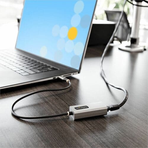 USB C TO ETHERNET ADAPTER USBC GIGABIT RJ45 LAN NETWORK DONGLE