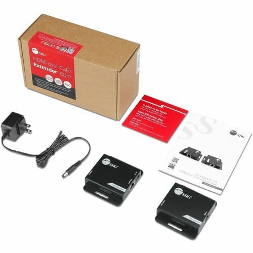 HDMI OVER CAT6 EXTENDER 60M 1080P POC METAL HOUSING