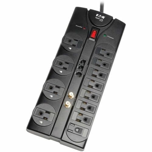 12OUT SURGE PROTECTOR 8 FT 2880 JOULE TEL/MODEM/COAX/ENET