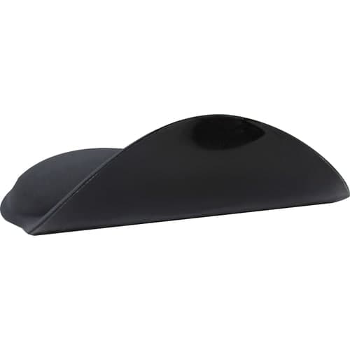 MEM FOAM MOUSE PAD W WRIST REST BLACK HIGH DENSITY MEMORY FOAM