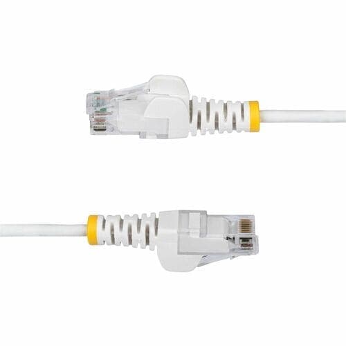 SLIM CAT6 CABLE WHITE LSZH SLIM SNAGLESS RJ45 UTP PATCH CABLE