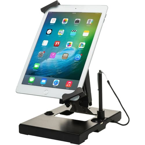 FLAT-FOLDING TABLETOP SECURITY STAND FOR 7-14IN TABLETS