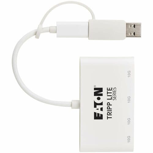 4-PORT USB-C HUB USB 3.2 GEN 2 10GBPS 2 USB-A  2 USB-C PORTS
