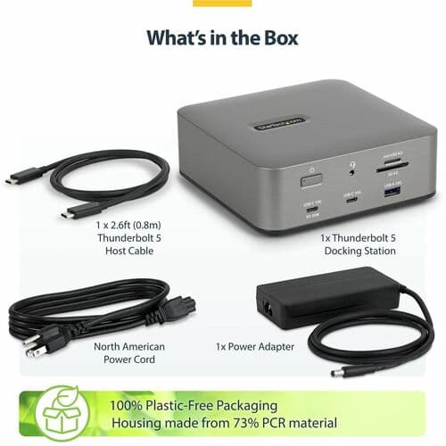 THUNDERBOLT 5 DOCKING STATION - TRIPLE MONITOR 140W LAPTOP CHARGE