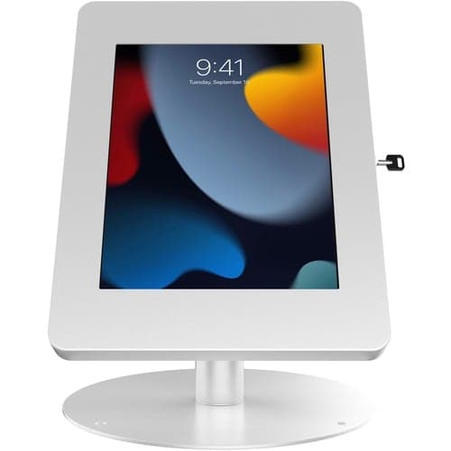 HYPERFLEX SECURITY KIOSK STAND FOR TABLETS WHITE