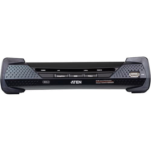 USB LINK DVI-I SINGLE DISPLAY KVM OVER IP TRANS AUDIO  SERIAL