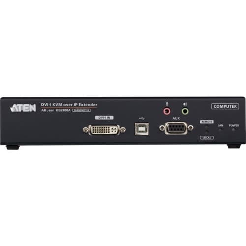 USB LINK DVI-I SINGLE DISPLAY KVM OVER IP TRANS AUDIO  SERIAL
