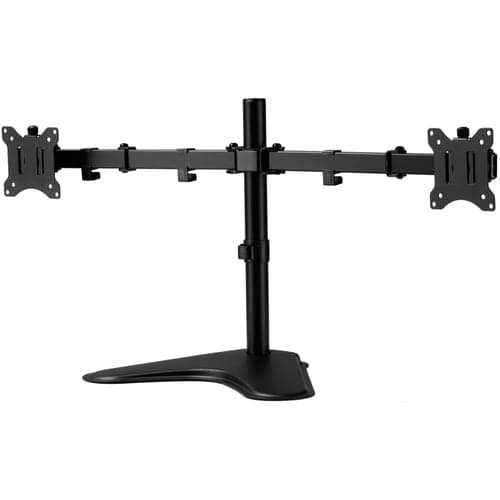 DUAL MONITOR STAND F/ 17IN-32IN W/ CBL MGMT MULTIPLE VIEWING ANGLES