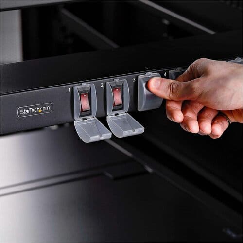 8-OUTLET HORIZONTAL RACK MOUNT PDU 1U 8FT/2.4M POWER CORD