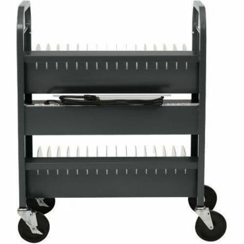 CUBE TRANSPORT CART 30-UNIT AC POWER CHARCOAL
