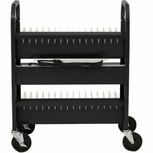 CUBE TRANSPORT CART 30-UNIT AC POWER BLACK PUMICE
