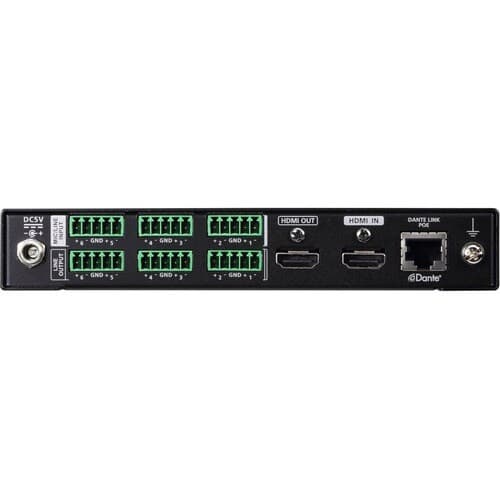 6X6 DANTE AUDIO INTERFACE WITH HDMI