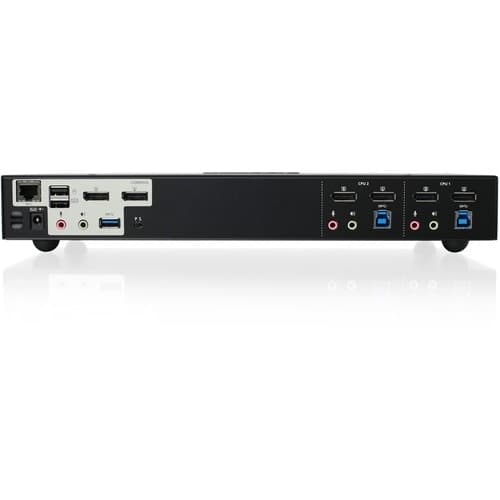 2-PORT 4K DUAL VIEW DISPLAYPORT KVMP