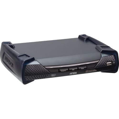 USB LINK DVI-I DUAL DISPLAY KVM OVER IP RECEIVER AUDIO  SERIAL