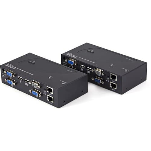USB DUAL VGA KVM EXTENDER OVER CAT5 UTP - 650FT/200M