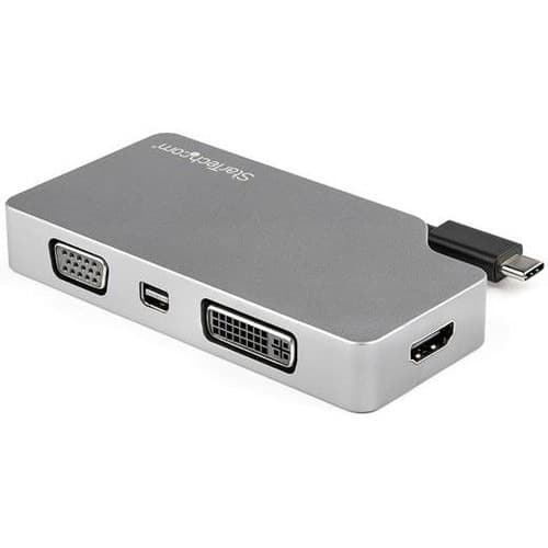 USB C MULTIPORT VIDEO ADAPTER DONGLE HDMI VGA MDP DVI CONVERTER