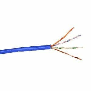 1000FT BULK CAT5E BLUE PVC PATCH CORD SOLID 24AWG ROHS NO RTNS