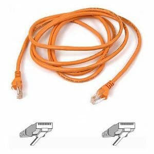 25FT CAT5E ORANGE PATCH CORD ROHS