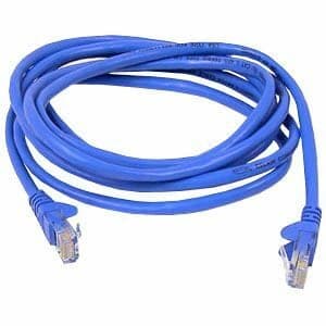 18FT CAT6 BLUE UTP SNAGLESS RJ45 M/M PATCH CABLE